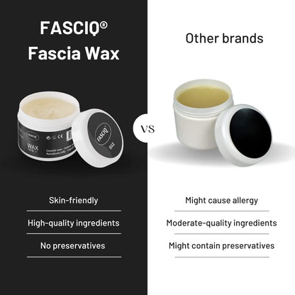FASCIQ Fascia Wax | 150 ml | 100% Natural Emollient for IASTM & Massage | Made in Germany