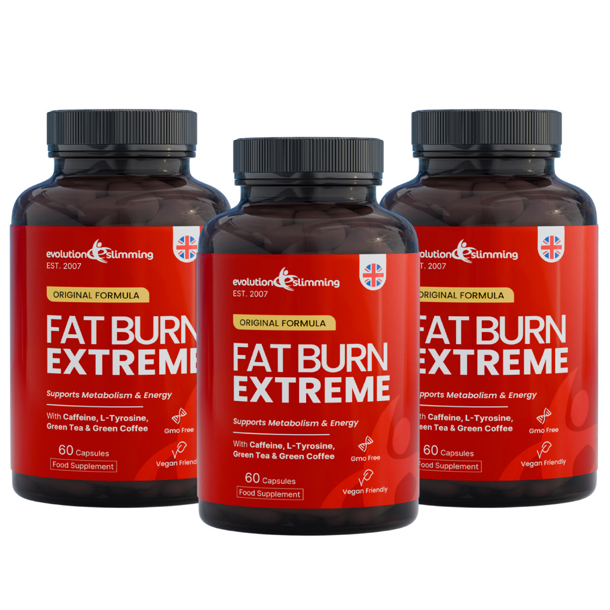 Fat Burn Triple Pack | Energy Metabolism & Weight Support Evolution Slimming