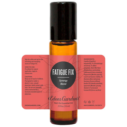 Edens Garden Fatigue Fix Essential Oil Roll-On Blend - 10 ml | Premium Grade, 100% Pure, Kid & Skin Safe