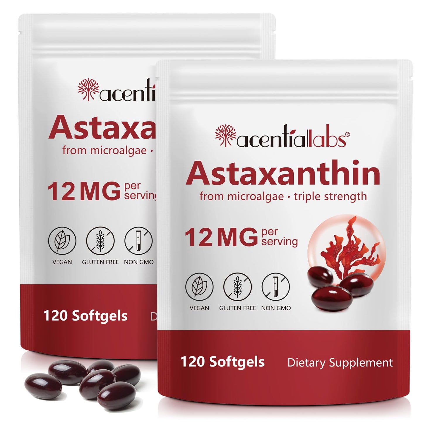 FBGVKJWI Astaxanthin 12mg – 240 Softgels | Premium Antioxidant & Immune Support