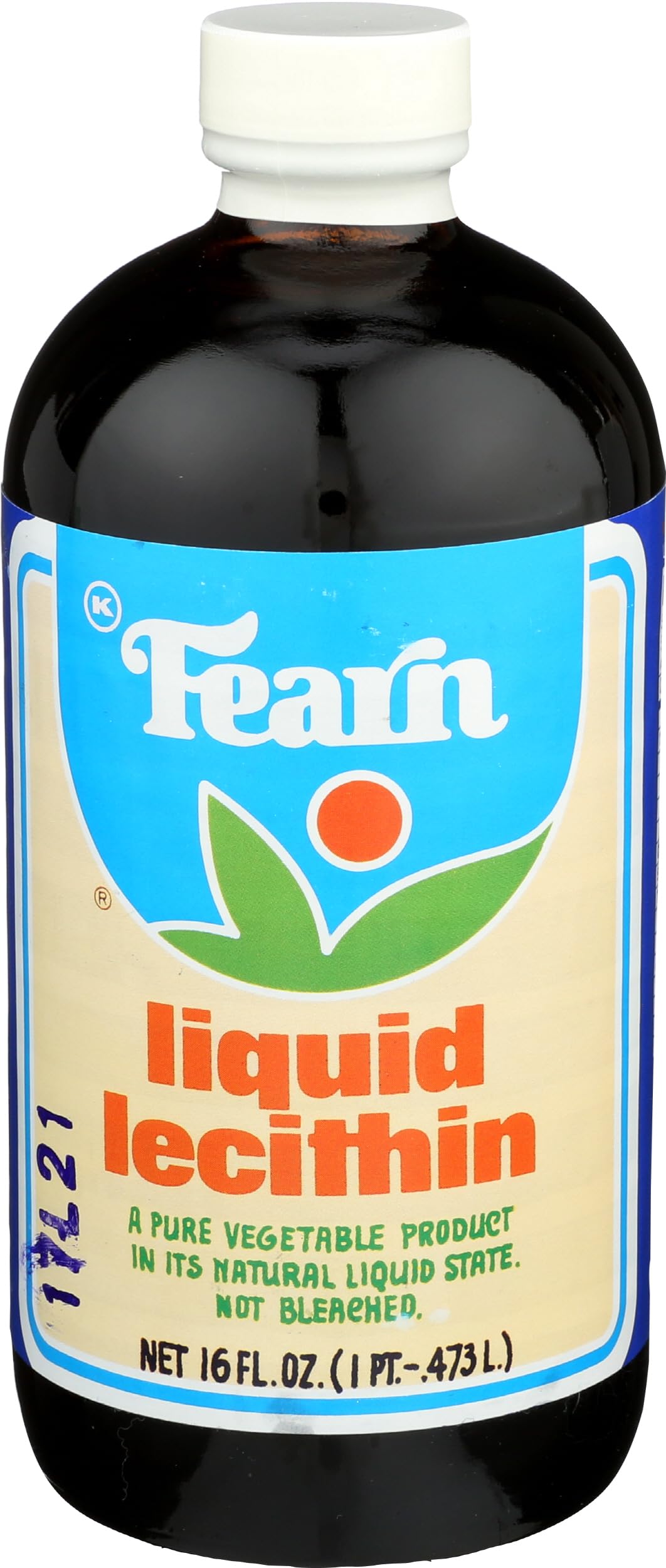 Fearn Natural Foods Liquid Lecithin, 16 Ounce - No Refrigeration