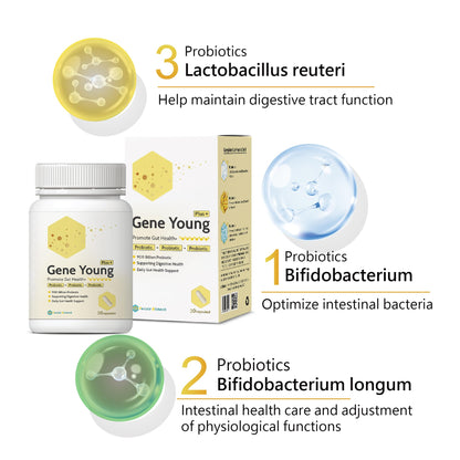 Fecula Biotech Synbiotic Gut Health - 3-in-1 Probiotic/Prebiotic/Postbiotic, 30 Caps, D-Lactate Free
