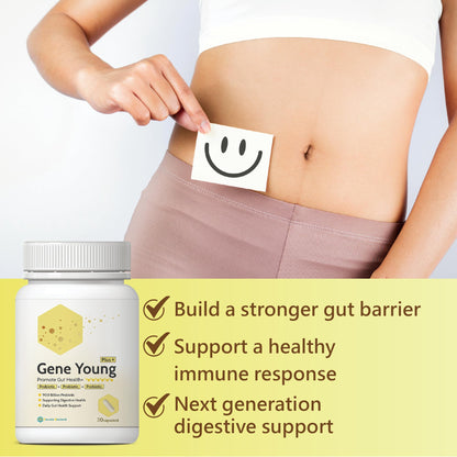 Fecula Biotech Synbiotic Gut Health - 3-in-1 Probiotic/Prebiotic/Postbiotic, 30 Caps, D-Lactate Free