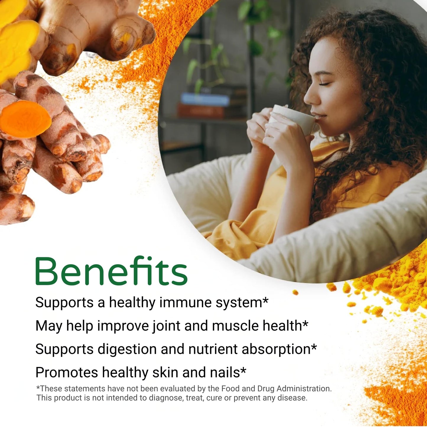 FEEL GOOD Superfoods Pure Curcumin Powder – Organic, Non-GMO, Vegan Turmeric Extract, 5 oz