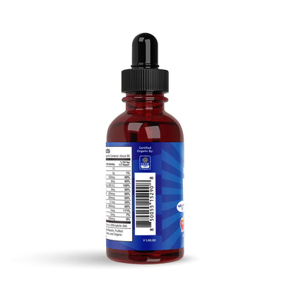 Feel Great Vitamins Organic Multivitamin Liquid Drops for Toddlers & Kids | Sugar-Free & USDA Organic | 2 fl oz