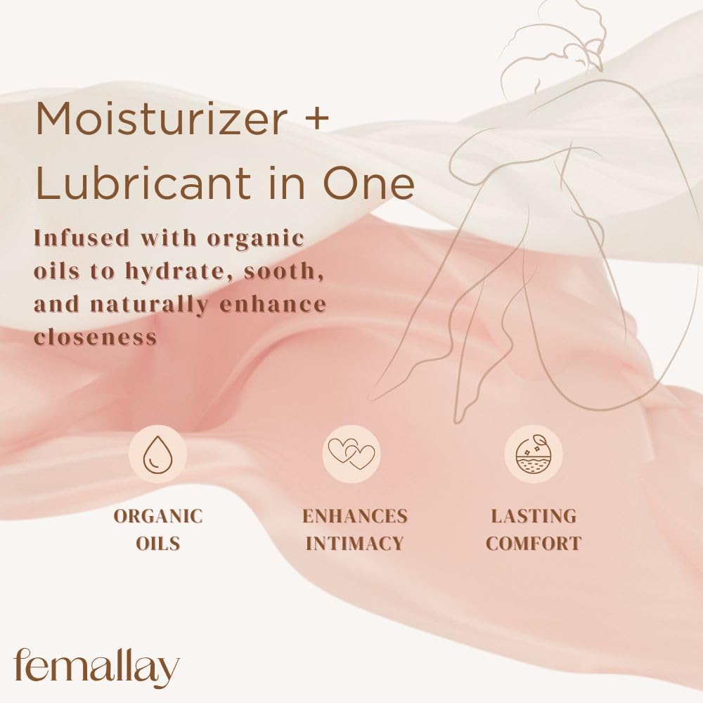 Femallay Organic Vaginal Melts – Chocolate 2 Pack with Applicator | 14-Count Natural Moisturizer