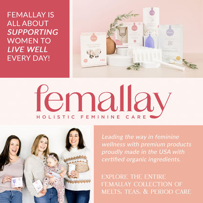 Femallay Organic Vitamin E Vaginal Melts - 3 Pack with Applicator | Menopause Dryness & Irritation Relief