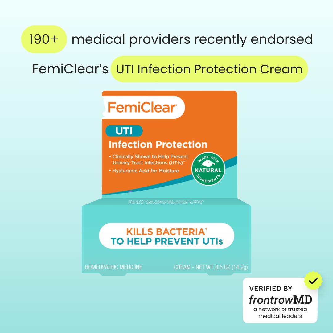 FemiClear Infection Protection Vulva Cream — Natural UTI Support for Recurring UTIs