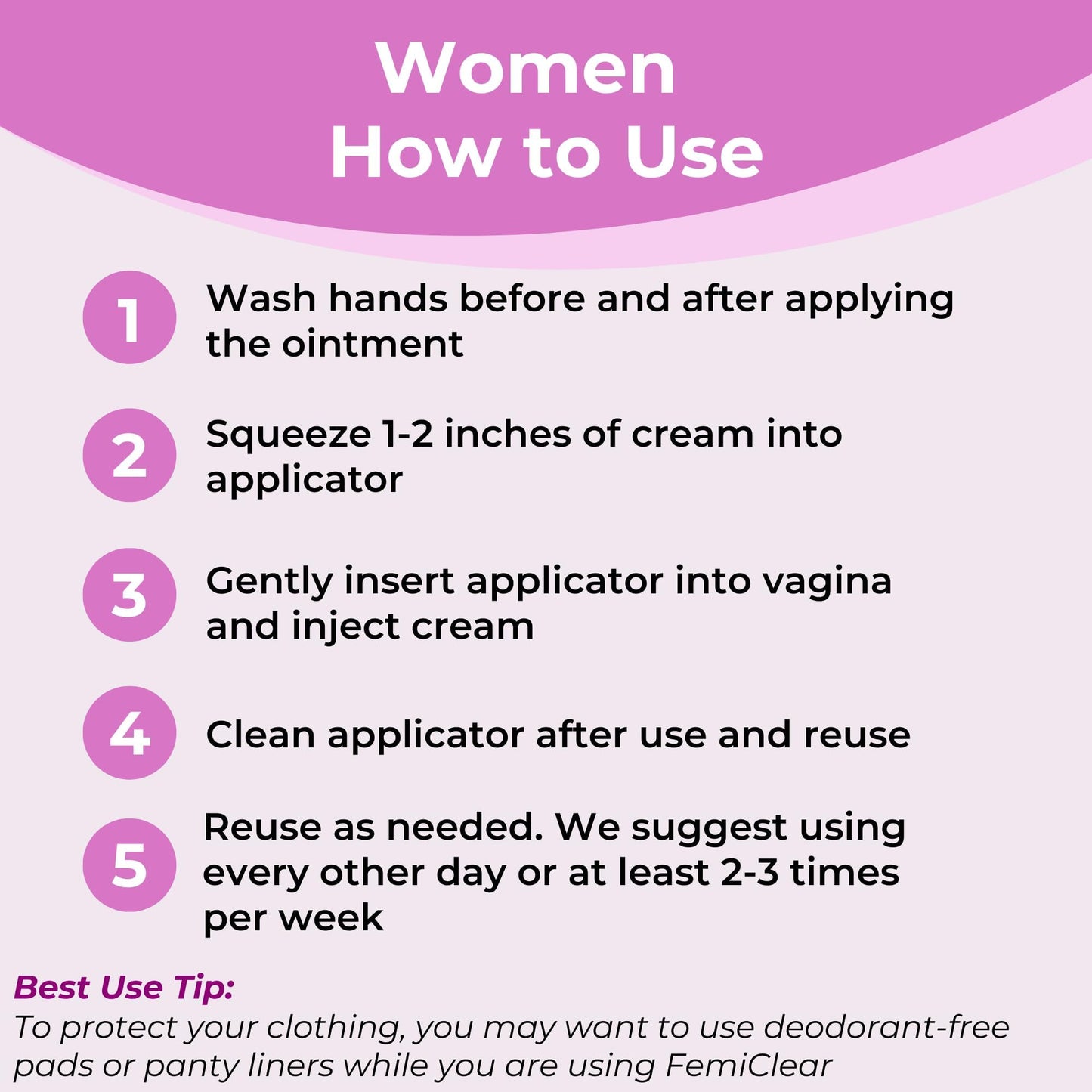 FemiClear Infection Protection Cream for BV & Yeast – Natural Feminine Care
