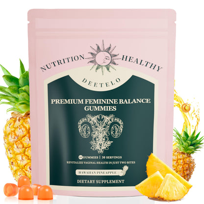 Feminine Balance Gummies – Hawaiian Pineapple | pH & Digestive Health, Immune Support