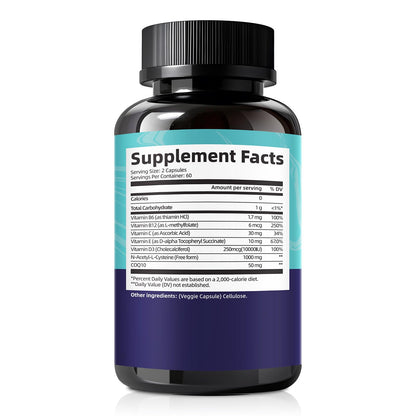 Femmetra NAC 1,000 mg – Liver & Kidney Detox, 120 Capsules