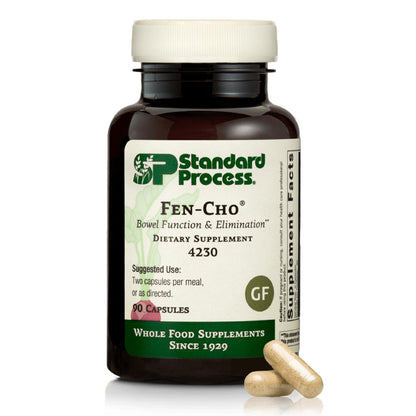 Fen-Cho Digestive & Gut Health Supplement - Gluten-Free, Non-Dairy, Non-Soy | 90 Capsules