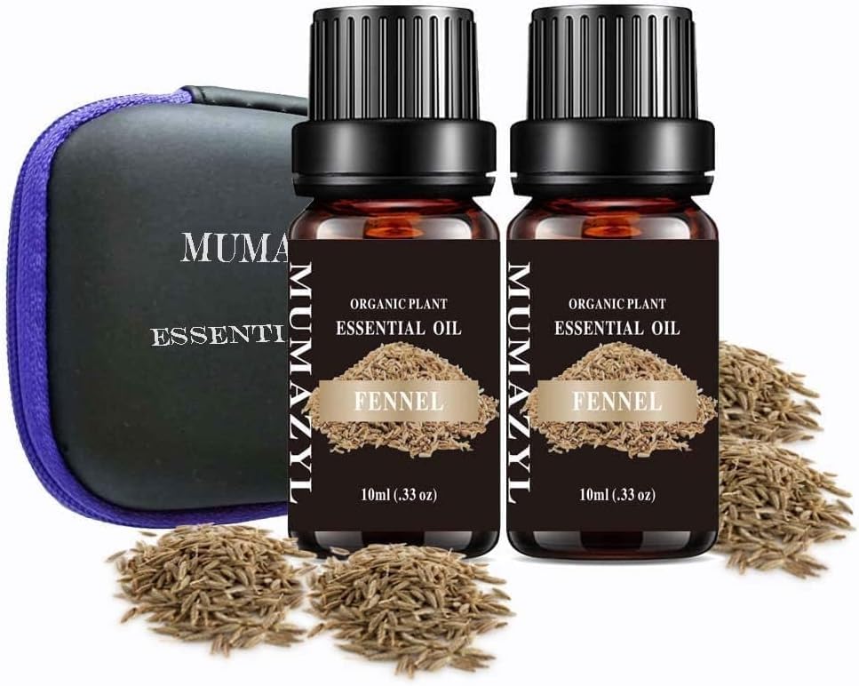 Fennel Essential Oil 10ml – 2 Pack for Diffusers, Candles & Soap