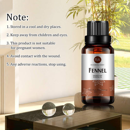 Fennel Essential Oil 30ml – 100% Pure Organic Fennel for Diffuser, Massage & Skin Care