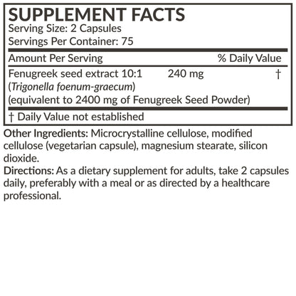 Futurebiotics Fenugreek Extra Strength – Non-GMO, Vegan, 150 Capsules