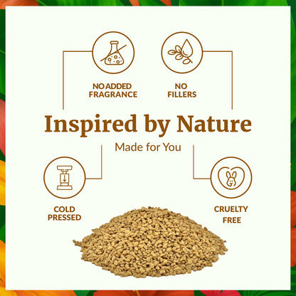 SVA Fenugreek Seed Oil 1 Fl Oz | 100% Natural Cold-Pressed Carrier Oil