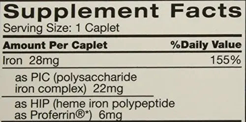Feosol Complete with Bifera Iron 30 Caplets (3 Pack) | Iron Supplement BritishVita | Premium UK Vitamins & Wellness Supplements