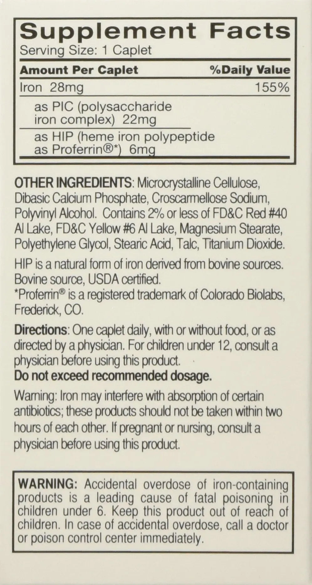 Feosol Complete with Bifera Iron 30 Caplets (3 Pack) | Iron Supplement BritishVita | Premium UK Vitamins & Wellness Supplements