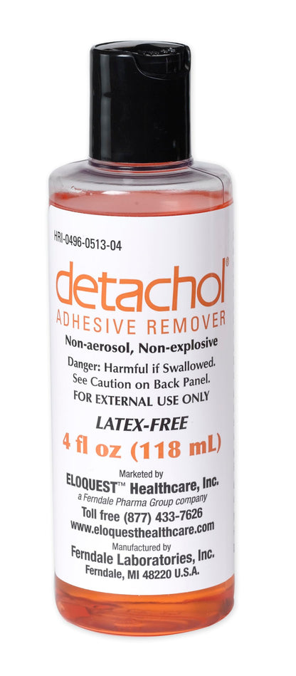 Ferndale Detachol Adhesive Remover – 4oz, Alcohol & Acetone Free, Gentle on Sensitive Skin