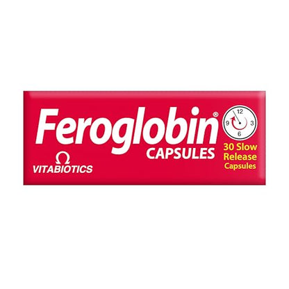 Feroglobin Vitabiotics Organic Iron & Mineral Capsules – 30 Capsules