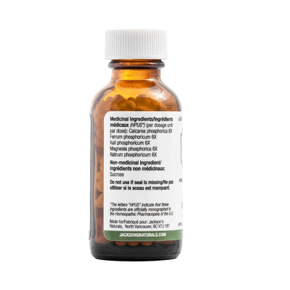 Jackson’s 5-in-1 Phosphates Cell Salt – Calc Phos 6X, Ferr Phos 6X, Kali Phos 6X, Mag Phos 6X, Nat Phos 6X | Vegan