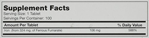 Ferrocite Tablets 100ct – Compare to Hemocyte (324mg) Iron Supplement