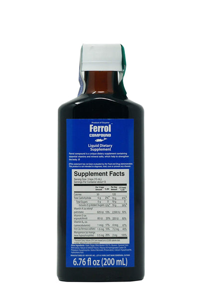 Ferrol (1) - Iron Supplement with Essential Vitamins and Mineral Salts | 200ml (6.5 Fl oz)
