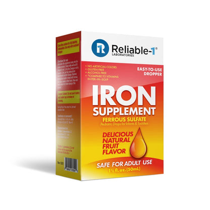 Ferrous Sulfate Pediatric Drops (2-Pack) – Iron for Infants & Toddlers