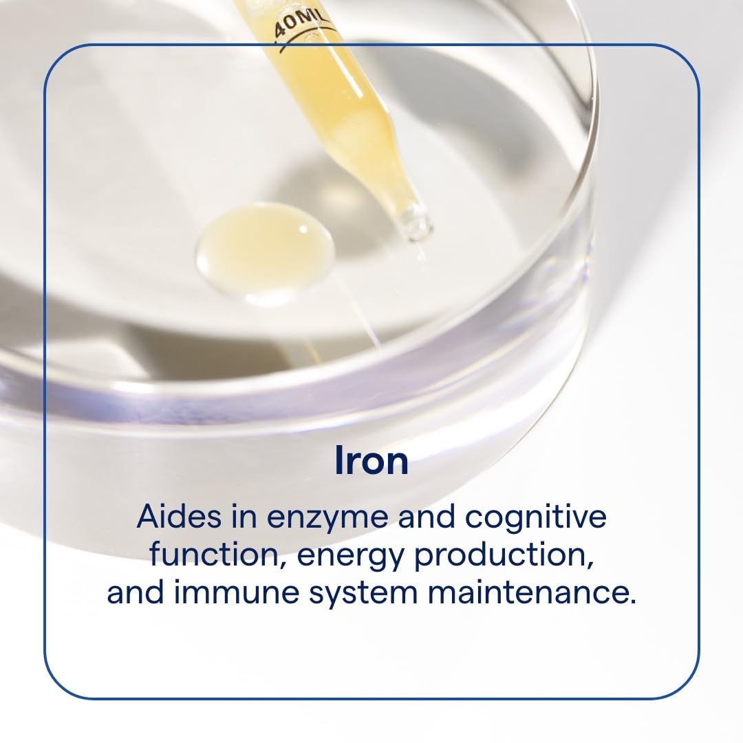 Trace Minerals Ionic Iron 22 mg – Immune Support & Energy (Liquid, 1.9 fl oz)
