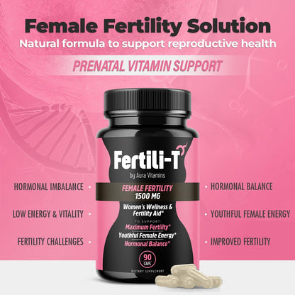 Fertili-t Female 90 Caps – Natural Fertility Support & Hormonal Balance