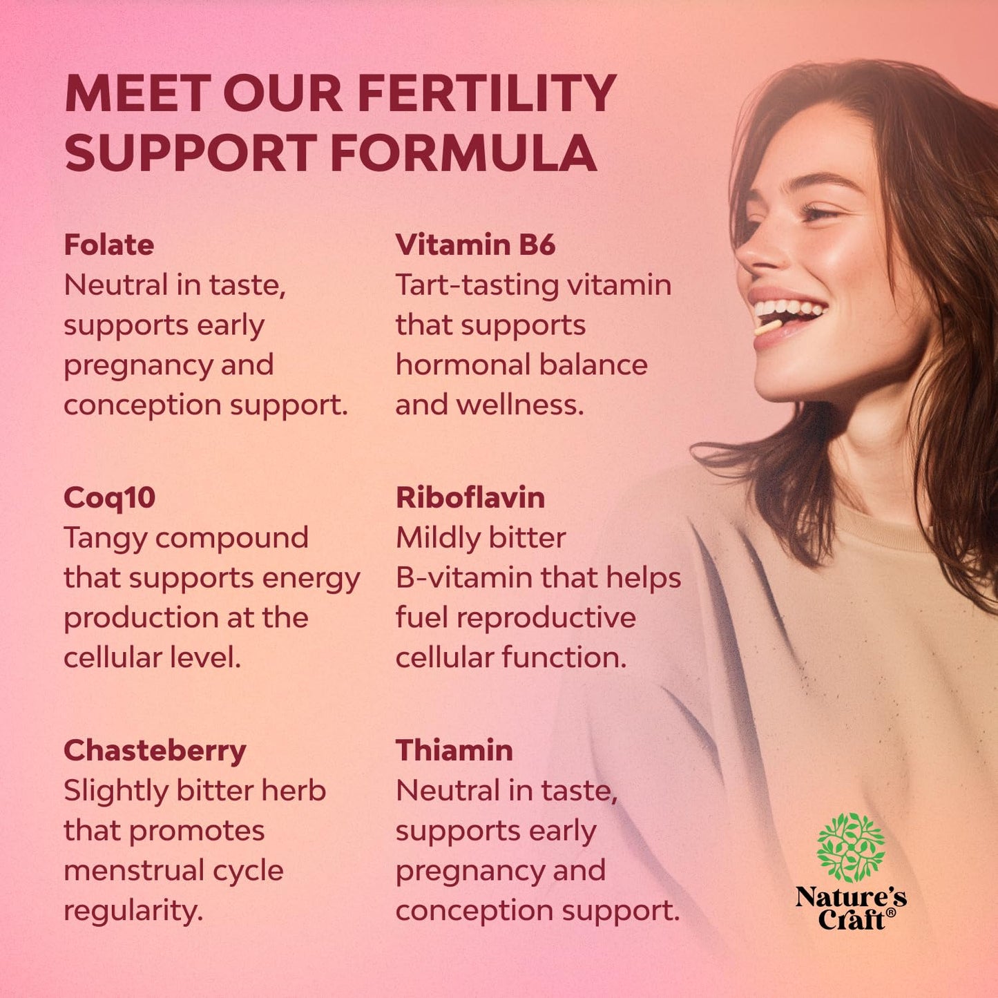 Fertility Supplement for Women with Prenatal Vitamins, CoQ10, Choline & Inositol