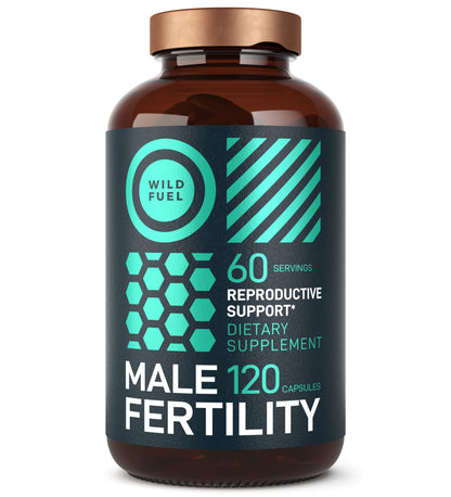 Fertility Supplements for Men – Prenatal Vitamin with Maca, Ashwagandha & Zinc | 120 Caps