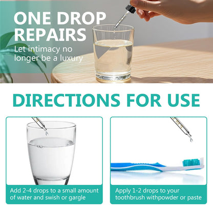Feulover Gum Restore Drops - Natural Gum Support, Fresh Breath, Alcohol-Free