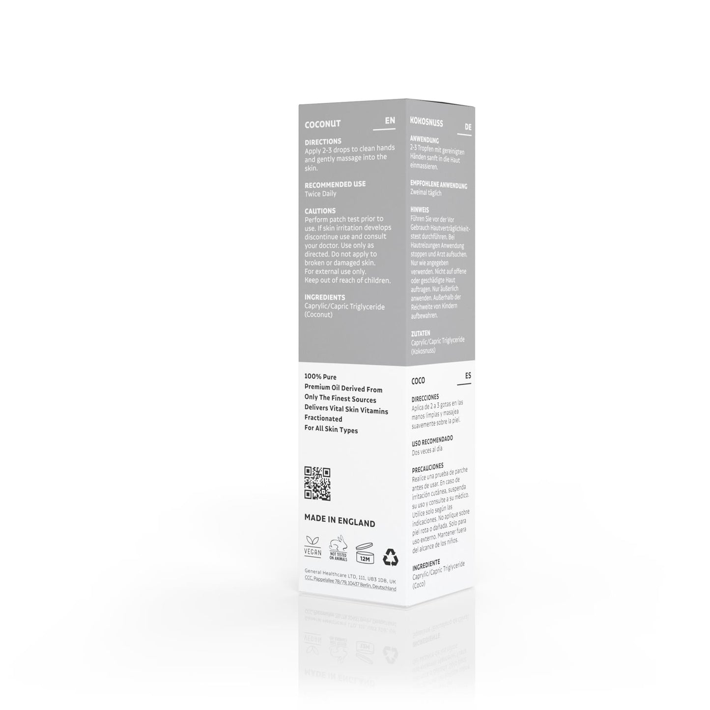 Dermavitamins 100% Pure Coconut Oil