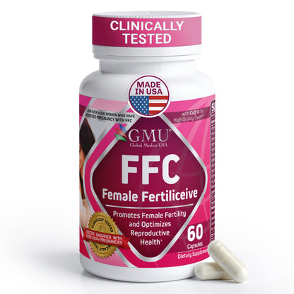 FFC Female Fertiliceive -Clinically Tested Hormonal Support Formula |65% Pregnancy Rate in 3 Months |4,000+ Real-World & 500+ Doctor-Verified Pregnancies |Supports Ovulation & Egg Health | Halal