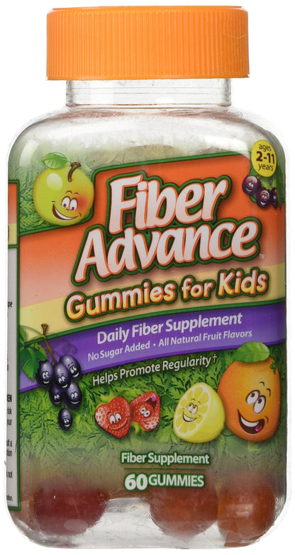 Fiber Advance Gummies for Kids - Daily Fiber Supplement, 60 Count
