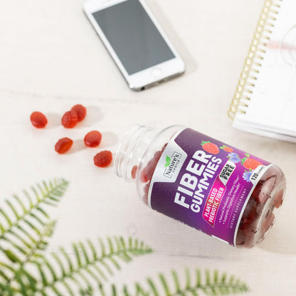 Fiber Gummies 4g - Sugar Free Plant-Based Prebiotic Gummies for Digestive Health | 120 Gummies