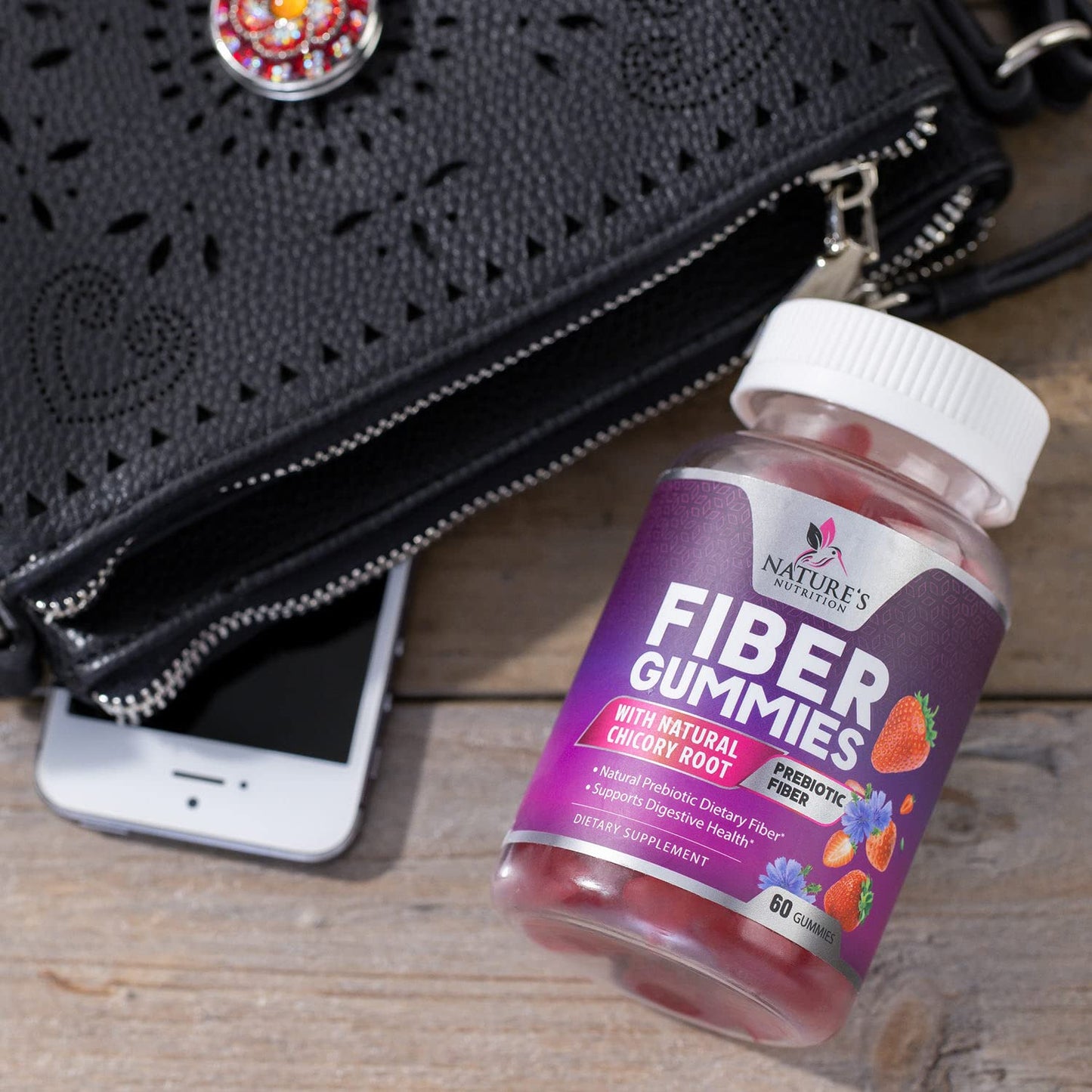 Fiber Gummies for Adults 4g – Prebiotic Plant-Based Fiber Gummy