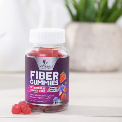 Fiber Gummies for Adults 4g – Prebiotic Plant-Based Fiber Gummy