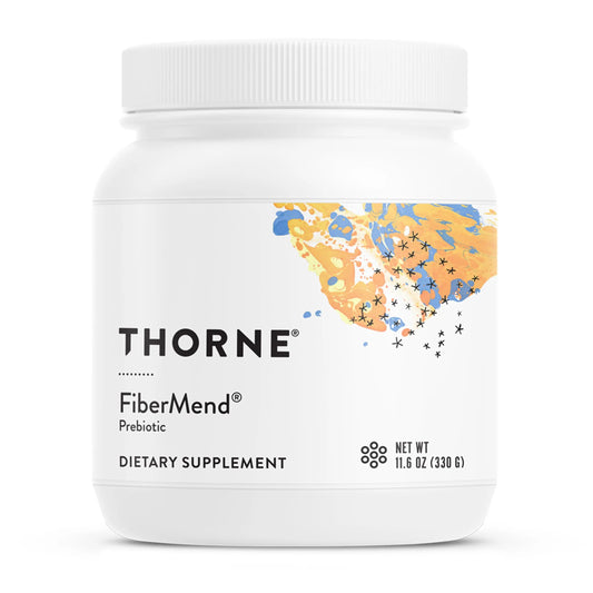 THORNE FiberMend - Prebiotic Fiber Powder for Regularity & Balanced GI Flora - 11.6 oz BritishVita | Premium UK Vitamins & Wellness Supplements