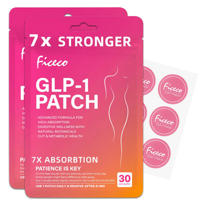 Ficeco GLP1 Patches 60 Count | Easy Daily Wellness Patch System