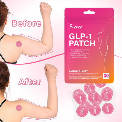 Ficeco GLP1 Patches 60 Count | Easy Daily Wellness Patch System