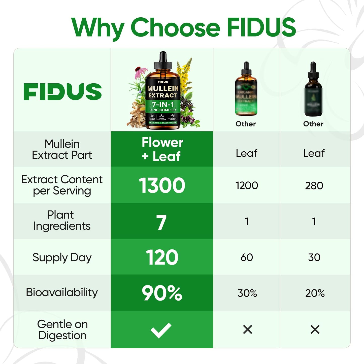 Fidus Mullein Drops – 7-Herb Lung Detox for Lungs & Lymphatics (4 oz)