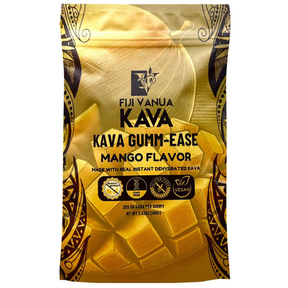 Fiji Vanua Kava GUMM-Ease Mango Gummies - 20 ct, 3.52 oz