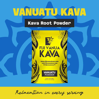 Fiji Vanua Kava Vanuatu Powder – Premium Noble Kava Root, Medium Grind, 16 oz BritishVita | Premium UK Vitamins & Wellness Supplements