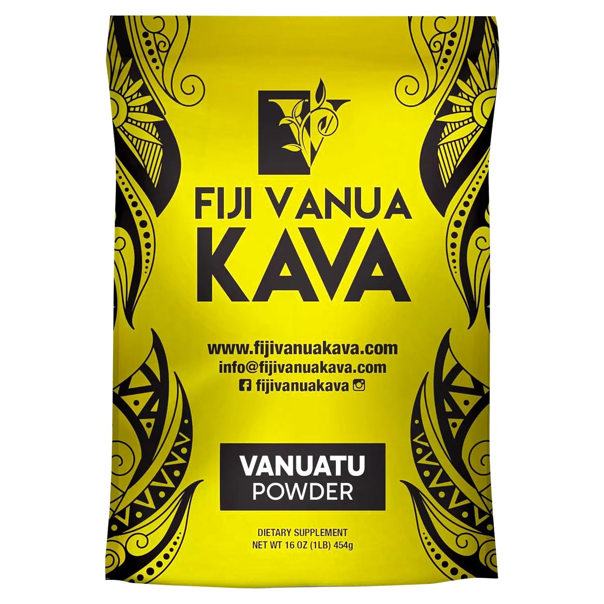 Fiji Vanua Kava Vanuatu Powder – Premium Noble Kava Root, Medium Grind, 16 oz BritishVita | Premium UK Vitamins & Wellness Supplements