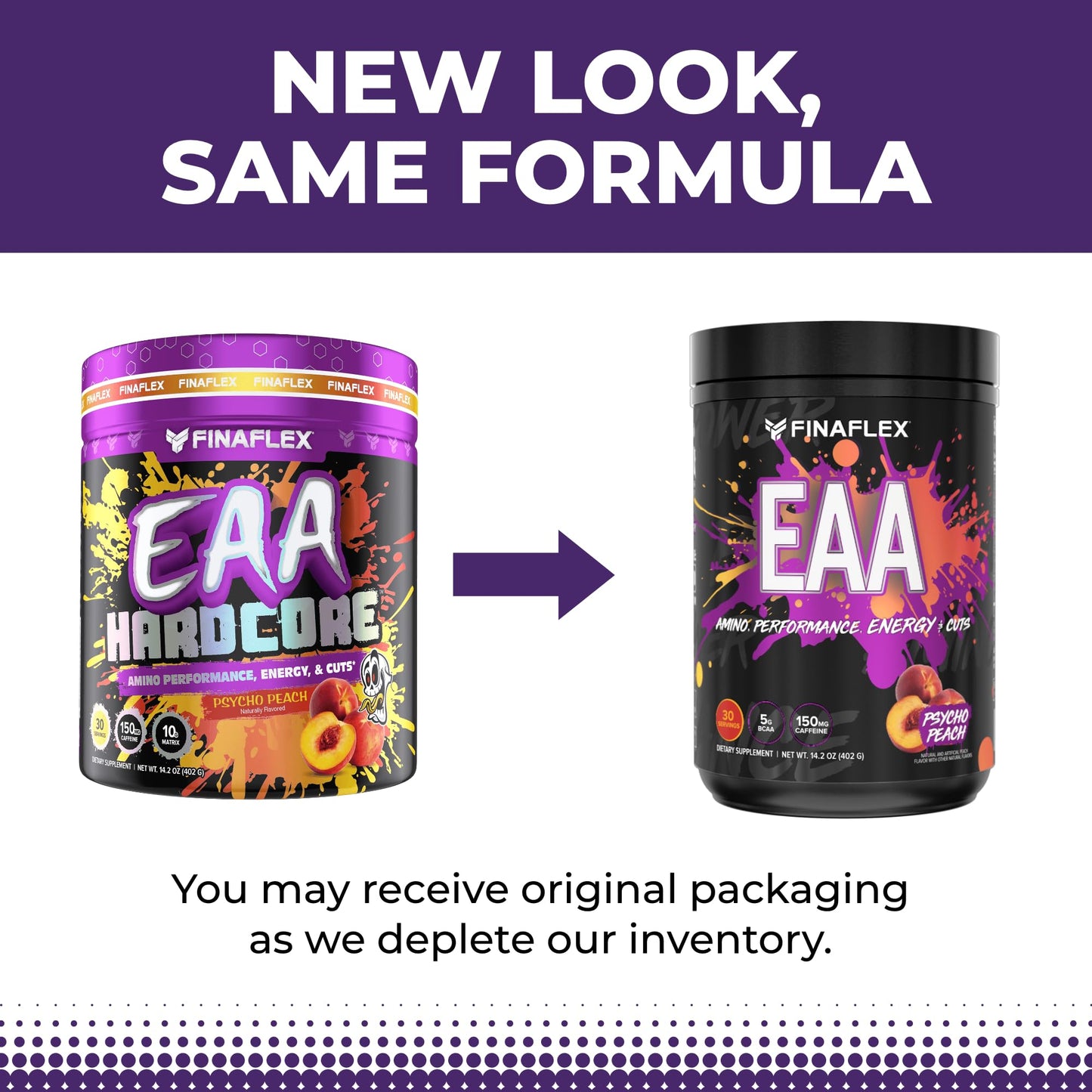 FINAFLEX EAA, Psycho Peach – 14.2 oz | Promotes Performance, Energy & Cuts