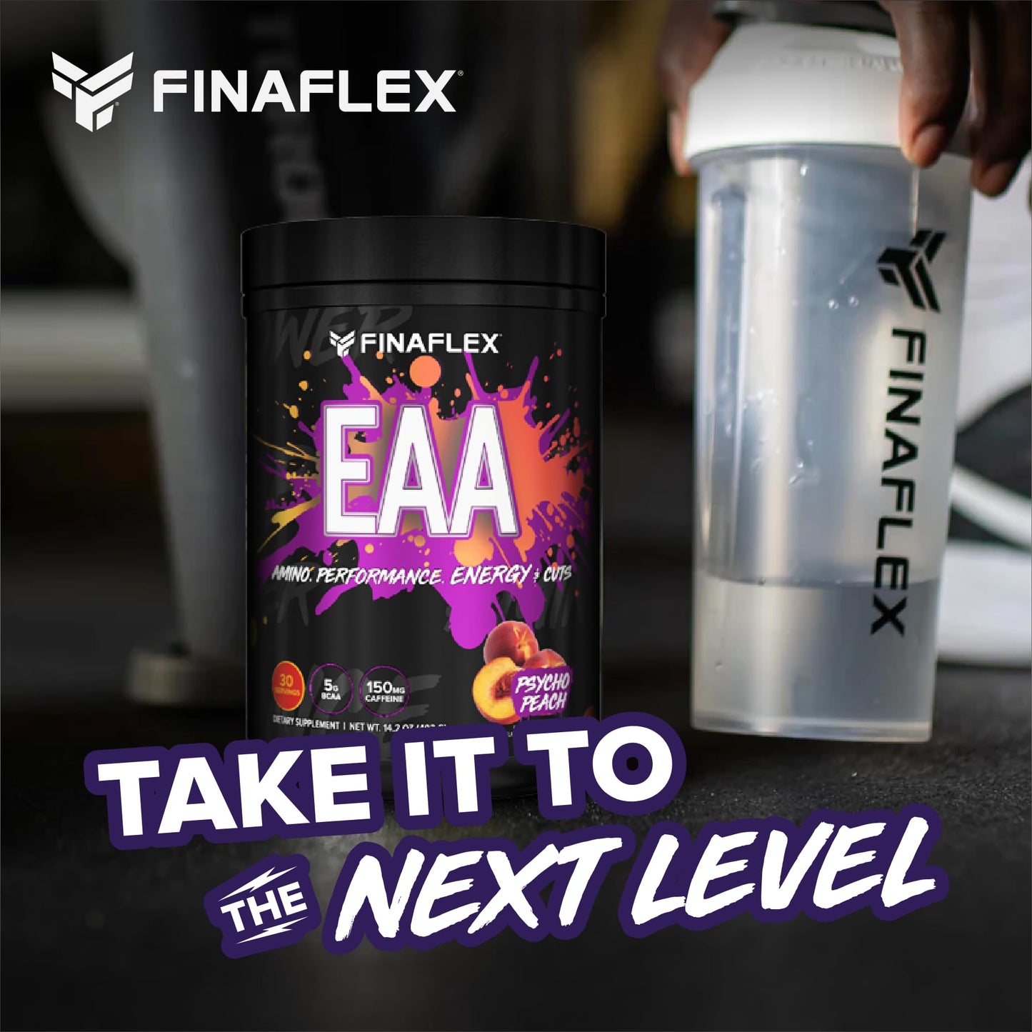 FINAFLEX EAA, Psycho Peach – 14.2 oz | Promotes Performance, Energy & Cuts