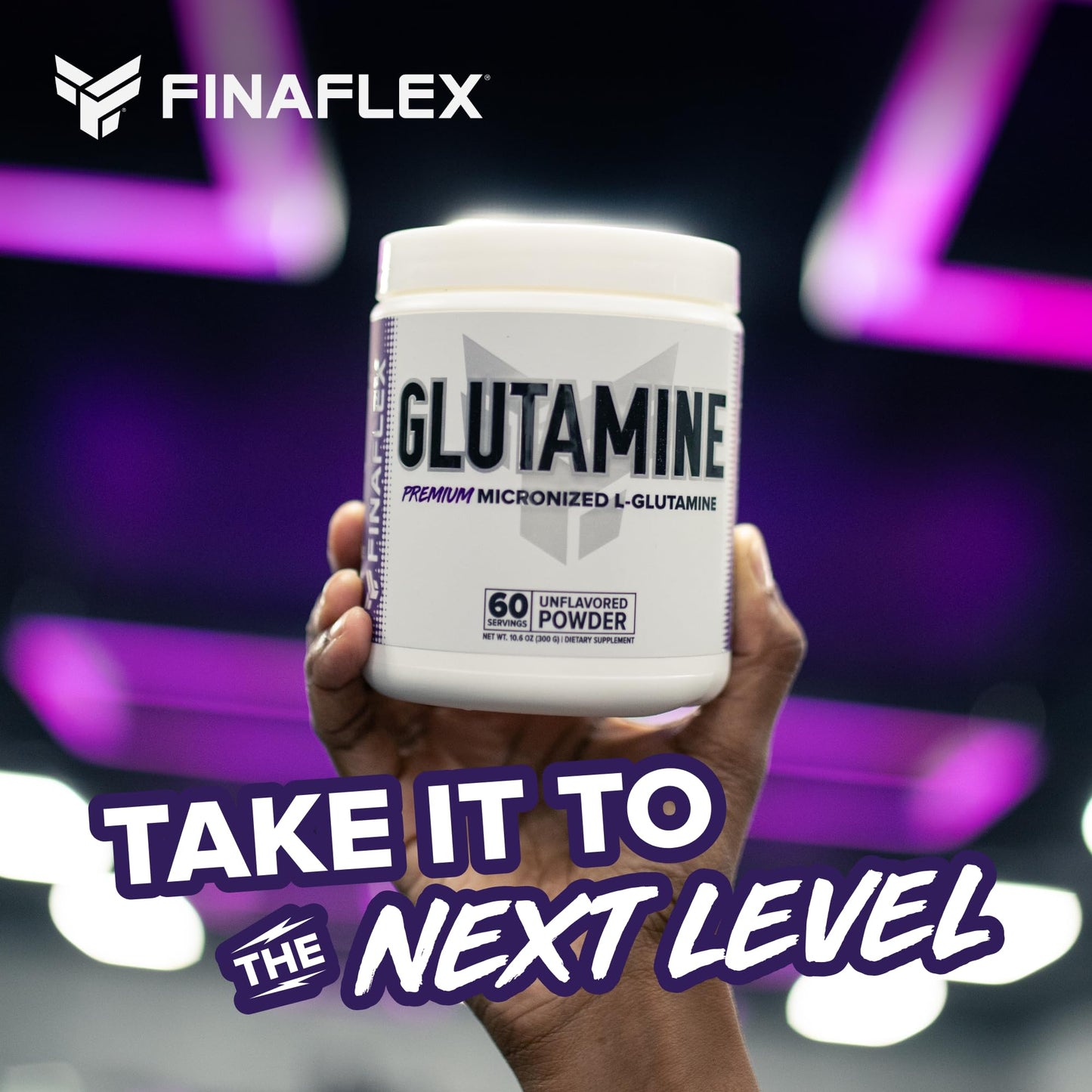 FINAFLEX Pure Glutamine, Unflavored - 1.1 lb | 100 Servings | Muscle Recovery