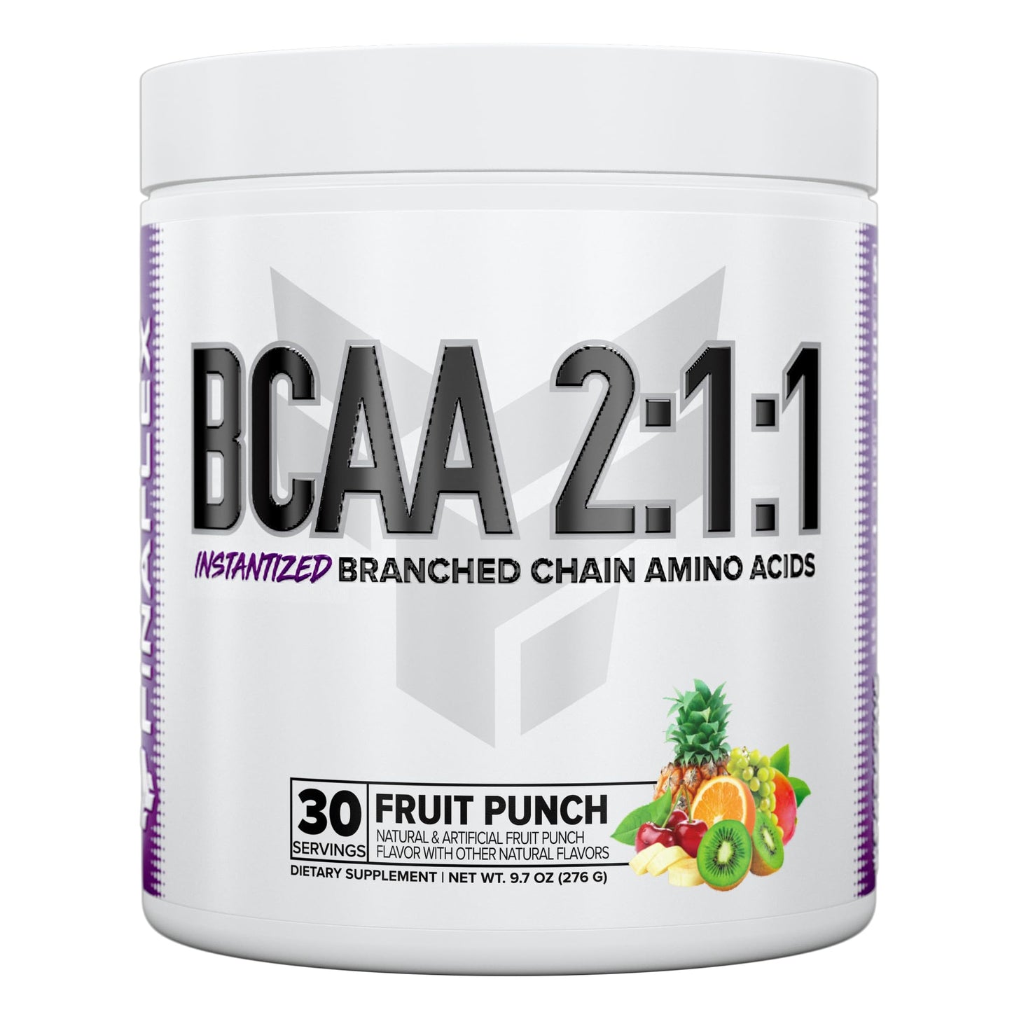 FINAFLEX Pure BCAA 2:1:1 Fruit Punch – 9.7 oz, 30 Servings | Strength, Recovery & Performance